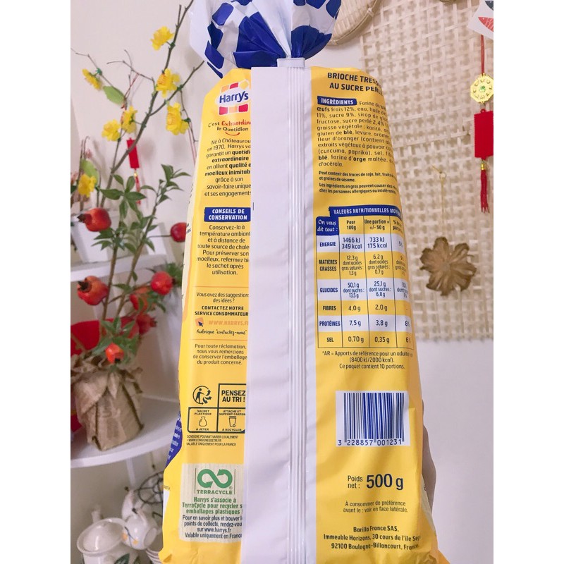 Bánh mì Hoa Cúc Harrys Pháp - Date 08/01/2024