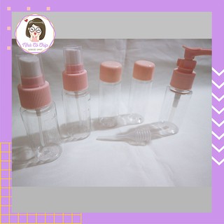 Bộ Chiết Mỹ Phẩm Du Lịch 6 Món