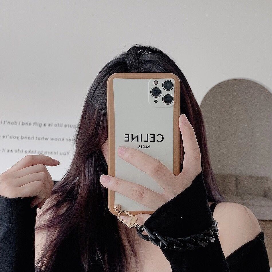 Ốp điện thoại IMD có dây đeo thời trang cho IPhone 12 Pro Max 11 pro Max X XS XR XSMAX SE 2020 7 8 Plus | BigBuy360 - bigbuy360.vn