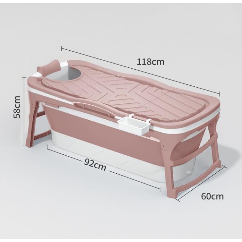 Chậu Tắm Gấp Gọn - Bồn Tắm Silicon Size Lớn