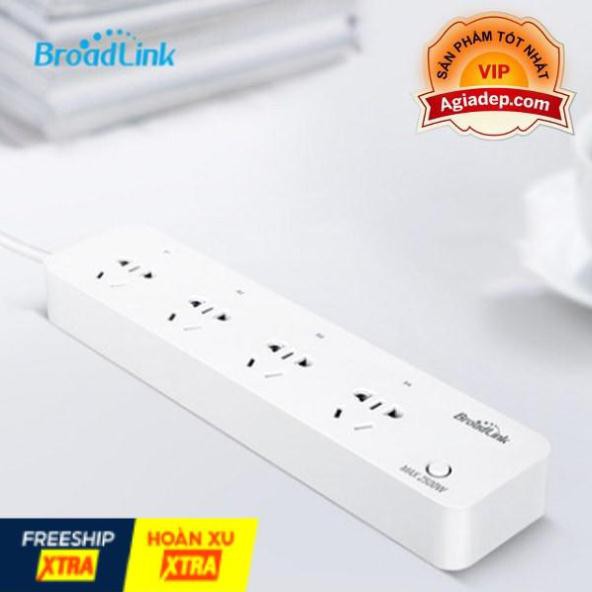 Ổ điện thông minh Broadlink điều khiển bật tắt qua wifi internet MP1 (Nhiều ổ cắm) Hàng xịn Chính hãng của Agiadep