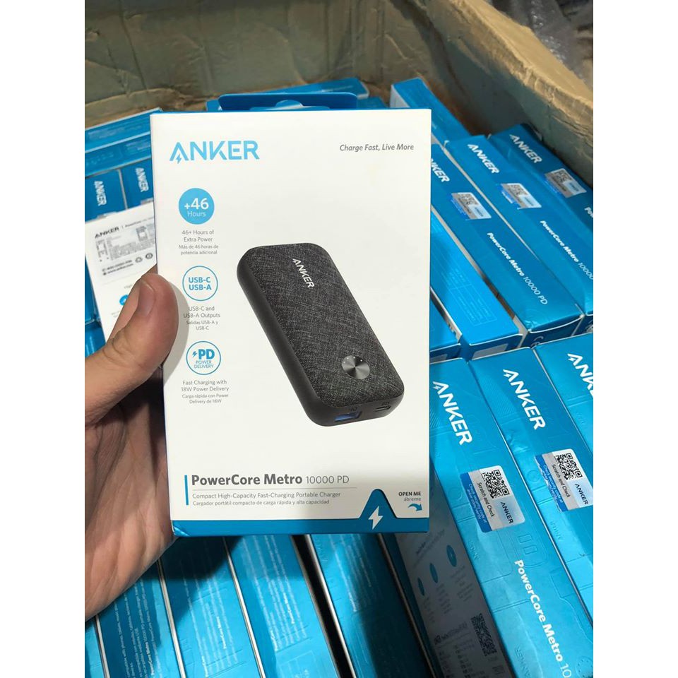 Pin Dự Phòng PD Anker A1239 18w New Redux 10000mAh - Hàng Chính Hãng