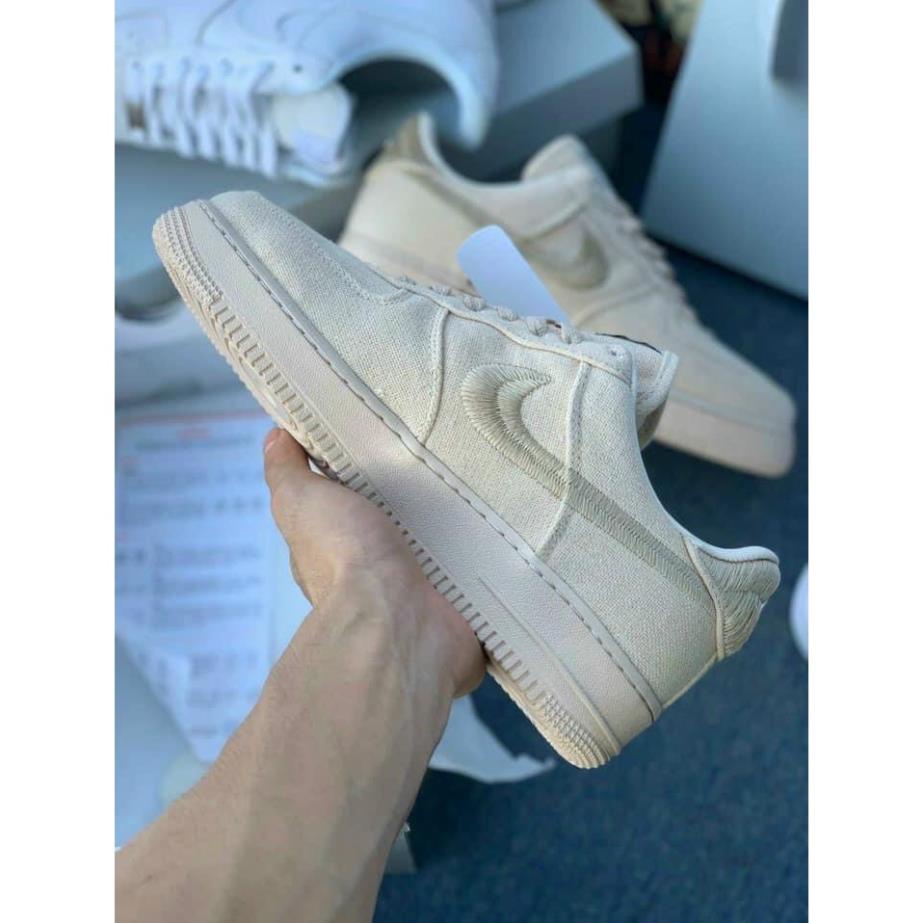 Giày Sneaker Cổ Thấp  AF1 - Air Force 1 x Stussy Fossil Stone | BigBuy360 - bigbuy360.vn