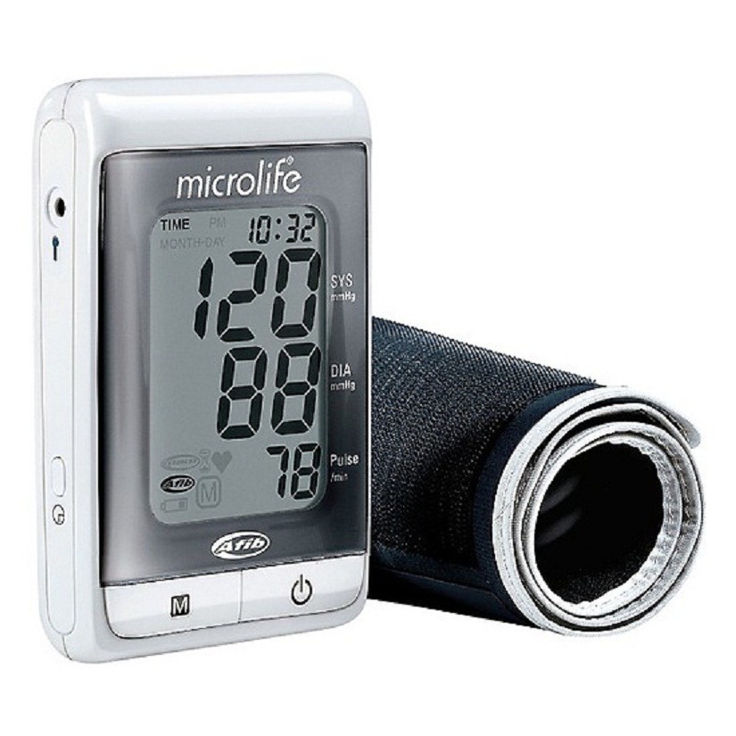Máy Đo Huyết Áp Bắp Tay Điện Tử Microlife A200 cảnh báo đột quỵ