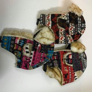 (có sẵn) Mũ phi công hoạ tiết thổ cẩm