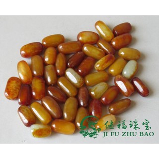 Chuỗi Hạt Ngọc Bích Đỏ Làm Vòng Cổ