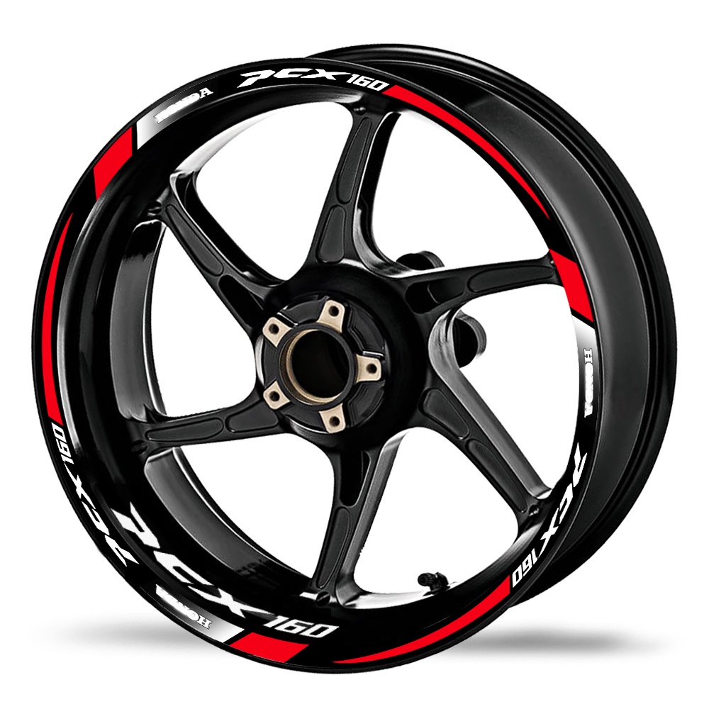 Miếng Dán Phản Quang Trang Trí Vành Bánh Xe Scooter HONDA PCX 160 Pcx160 2021 2022