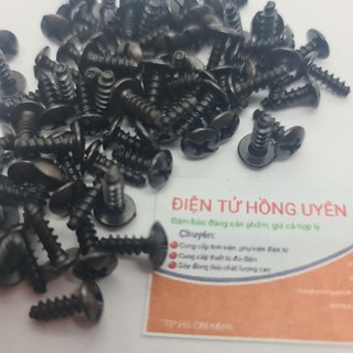 Ốc vít bắt sò D718 (bịch 50 con). Ốc vít nhọn 3 Li dài 1,2cm chuyên bắt sò vào nhôm cực nhanh và chắc