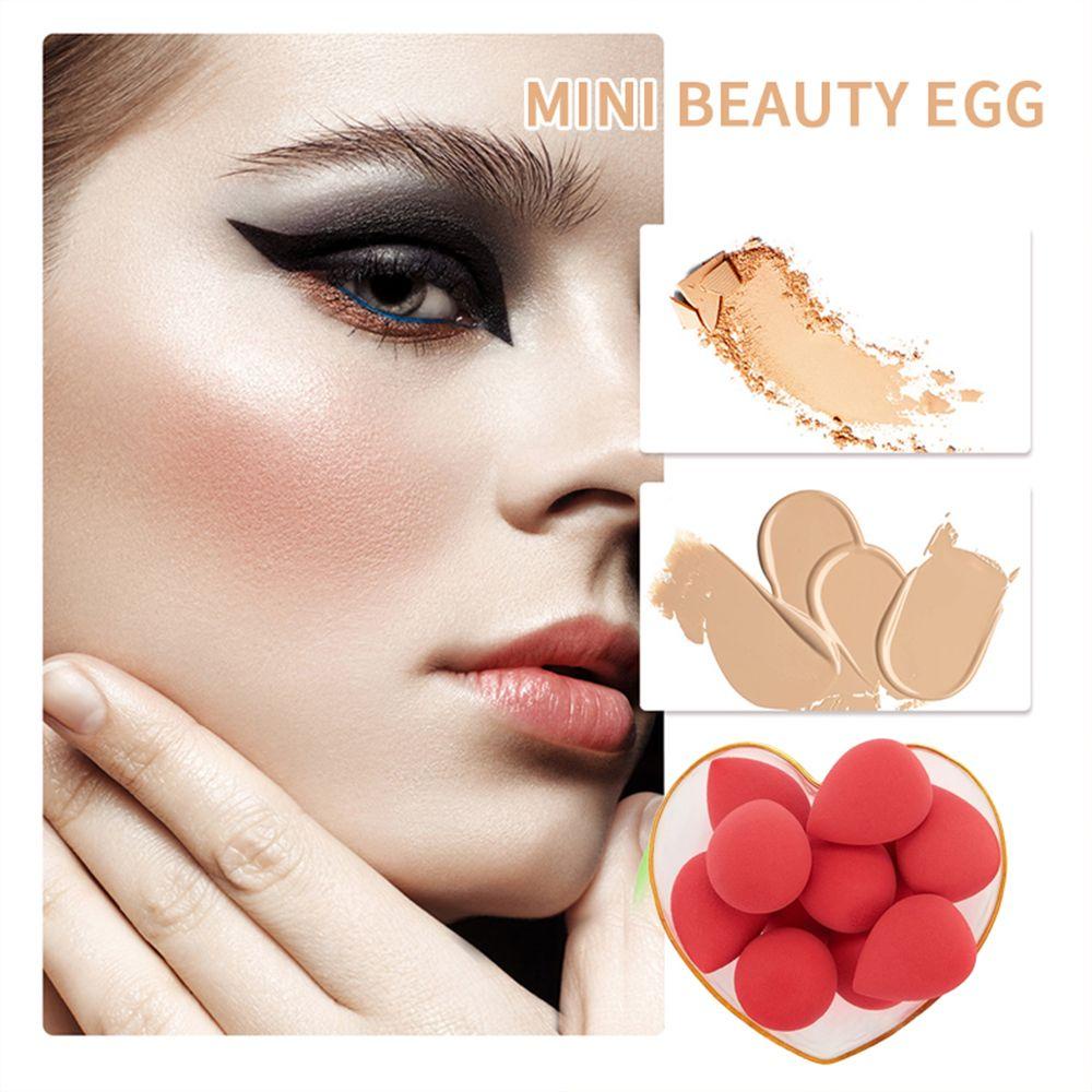 Mút Trang Điểm Mini Mềm Mịn Dùng Ướt &amp; Khô Hình Quả Trứng Che Khuyết Điểm