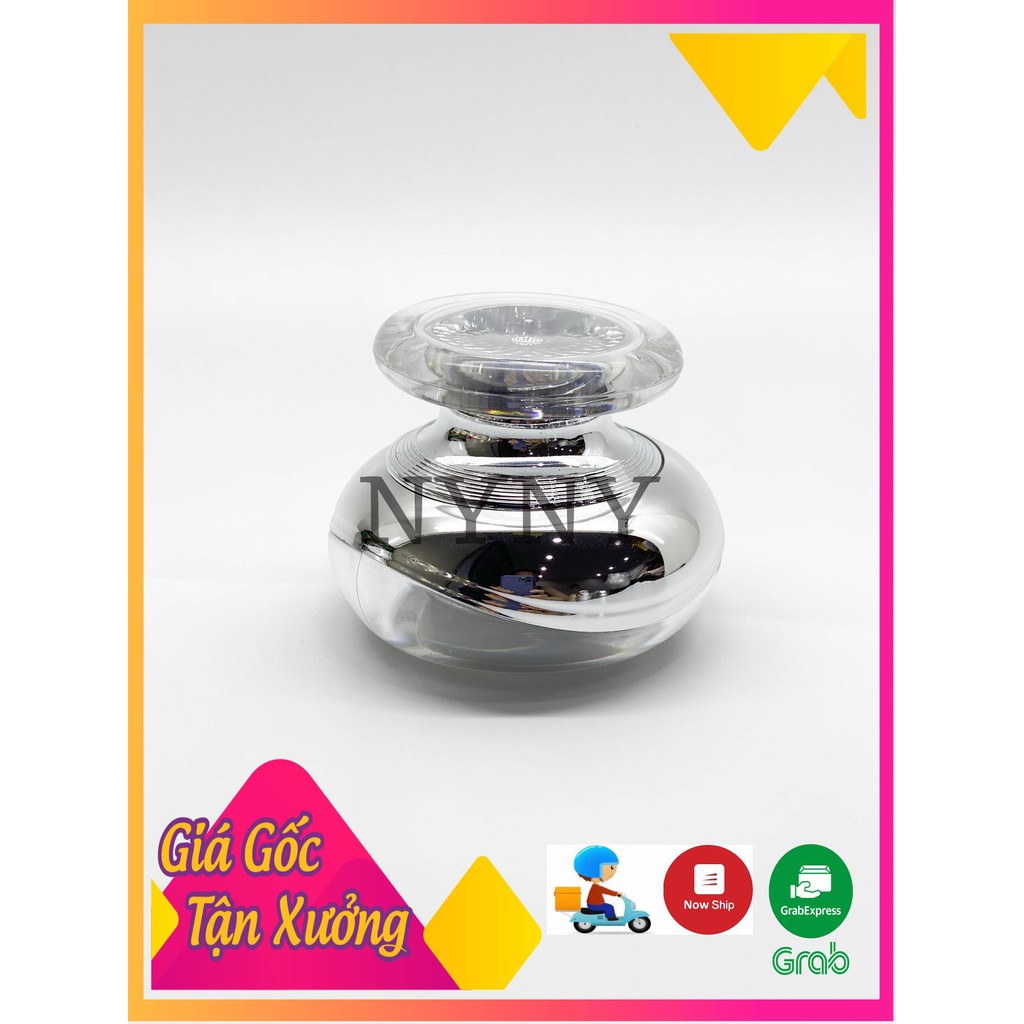 Hủ chiết mỹ phẩm - Hủ giọt nước xi bạc - vàng cao cấp 15g