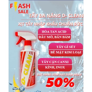 D clean - công nghệ tẩy rửa không chạm - sản phẩm được nhập khẩu từ đức - dung tích 350ml