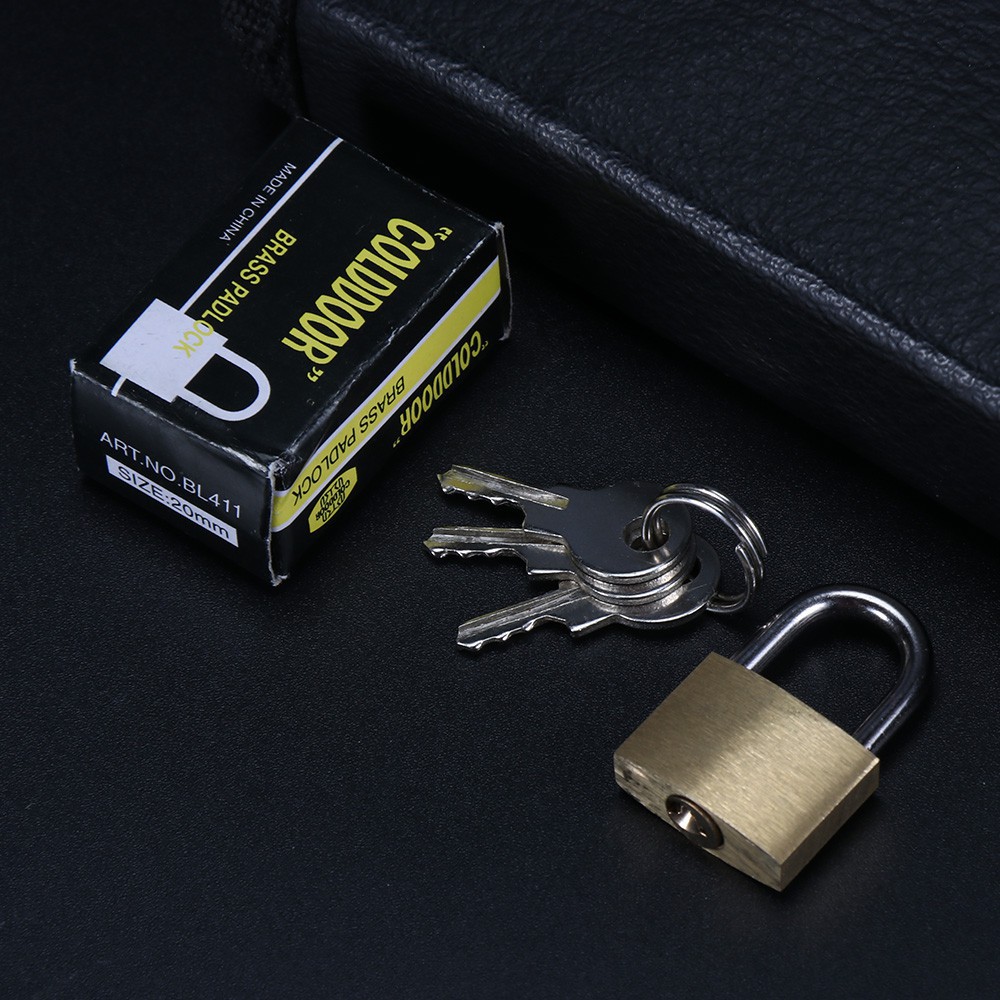 Ổ khóa hành lý mini 20mm bằng đồng lock