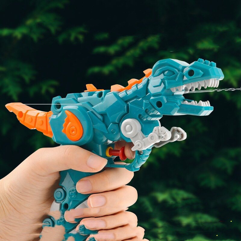 Súng bắn nước mô hình khủng long siêu xinh thích hợp cho trò chơi vận động của bé và gia đình