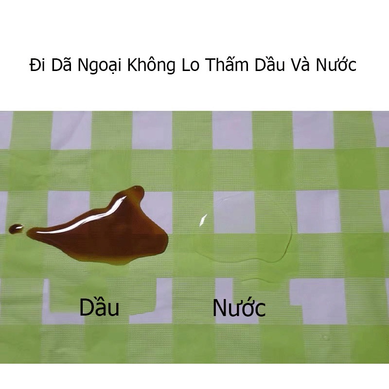 Thảm picnic dã ngoại ZIYOUHIKE chống thấm nước khăn chải bàn Họa tiết caro, du lịch