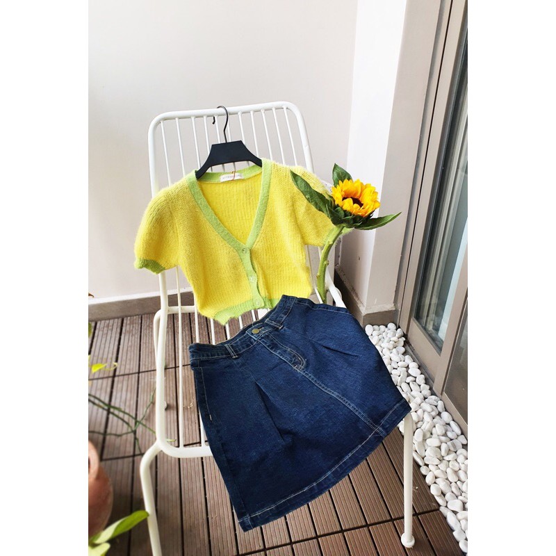 Váy jeans xếp ly AfterBefore | BigBuy360 - bigbuy360.vn