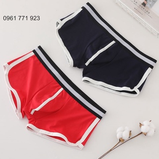 XẢ HÀNG: Quần Lót Nam Đùi Boxer Cotton cao cấp nhập khẩu, Quần sịp nam coton boxer đẹp màu đen đỏ trắng vàng xanh xám