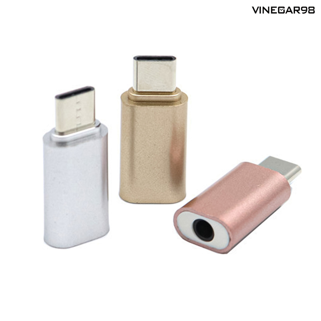 VINE™ Adapter Portable Plug Mini C to Headphone Jack Audio Stereo Converter for Huawei
