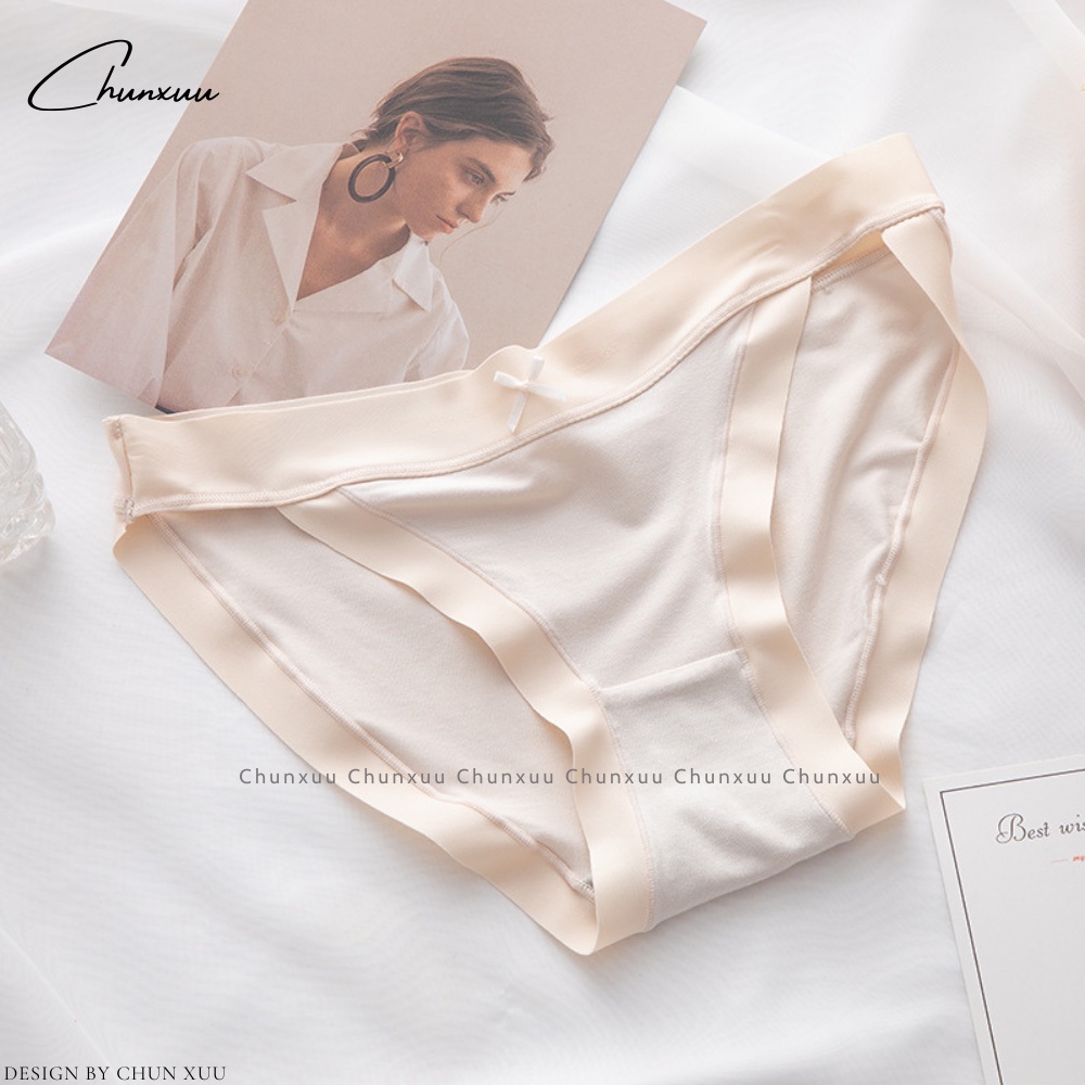 Quần lót nữ vải cotton lạnh phối cạp su mềm mát, nâng mông tôn dáng gợi cảm -ChunXuu QC122