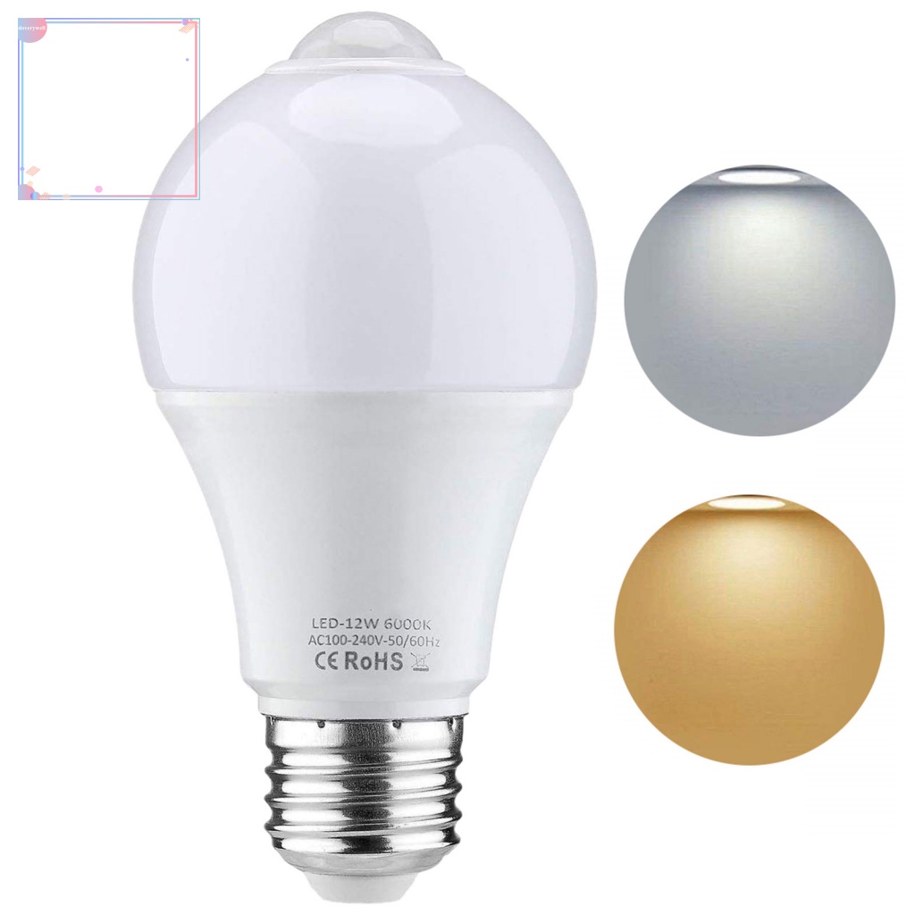 (DOV) Bóng Đèn LED An Ninh Tự Động Cảm Biến Chuyển Động Cơ Thể Không Chói