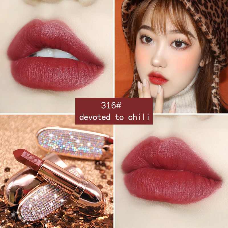 Son thỏi lì lâu trôi HOJO với thiết kế vỏ lấp lánh thời trang cho phái đẹp | BigBuy360 - bigbuy360.vn