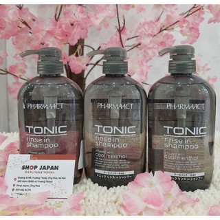 Dầu gội pharmaact tonic 600ml ngăn ngừa gầu và ngứa da đầu - hàng nội địa nhật 4513574011663