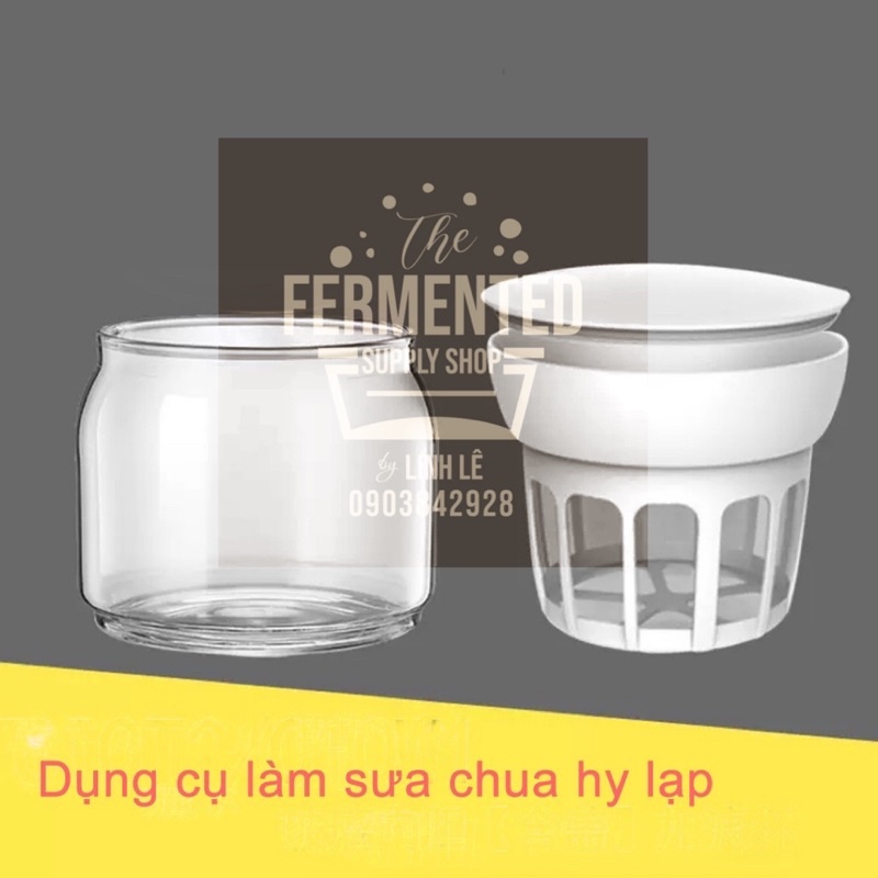 Bộ Cốc lọc kefir sữa chua/phô mai theo kiểu Hy lạp