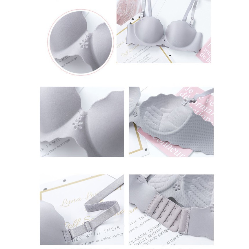 Áo Lót Đúc Su Bàn Tay Không Gọng Đệm Dày Nâng Ngực AL01