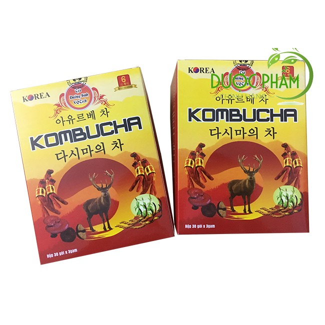 Combo 2 trà dưỡng sinh Kombucha gói