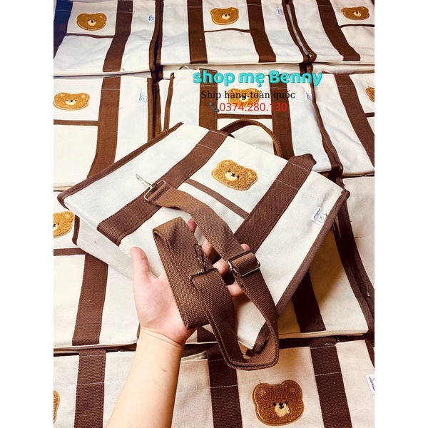 ⚡SALE SỐC⚡️Túi Bỉm Sữa Vải canvas Đa Năng Thời Trang Hàn Quốc cho mẹ và bé