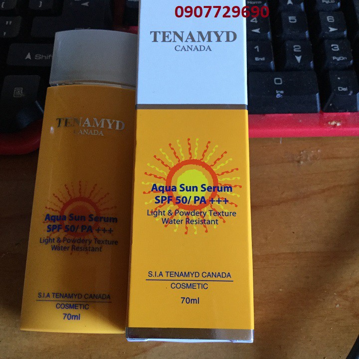 TINH CHẤT CHỐNG NẮNG DẠNG NƯỚC TENAMYD AQUA SUN SERUM