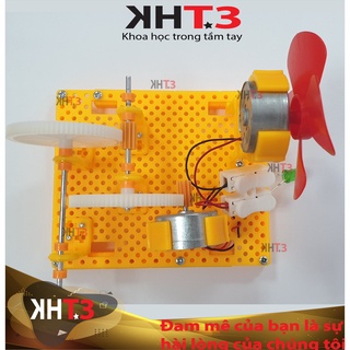Máy phát điện mô hình mini tự chế DIY STEM bằng nhựa