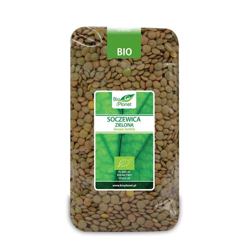 Đậu lăng xanh hữu cơ Bio Planet 500g