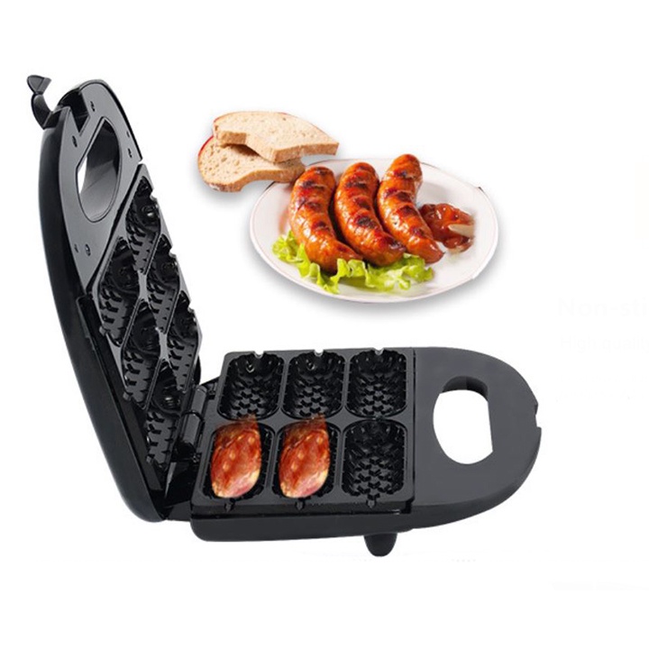 Máy làm nướng bánh cây xiên dạng xúc xích, hotdog  làm nóng chín bánh nhanh Sokany SK-110 công suất 750W