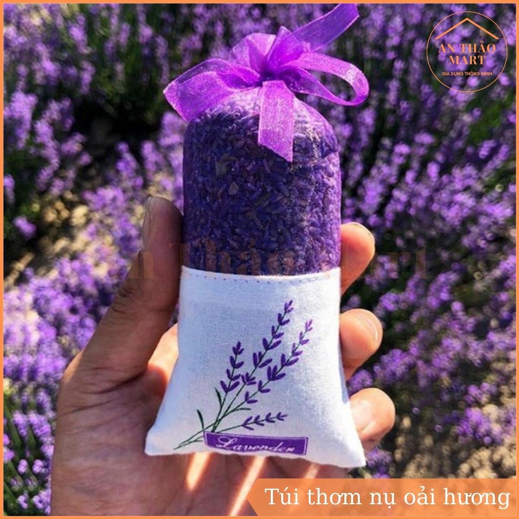 Túi Thơm Để Phòng, Để Xe, Tủ, Kệ, Nụ Hoa Khô Oải Hương Lavender