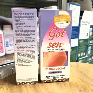 Kem làm giảm nứt gót chân Gót Sen Thái Dương tuýp 20g