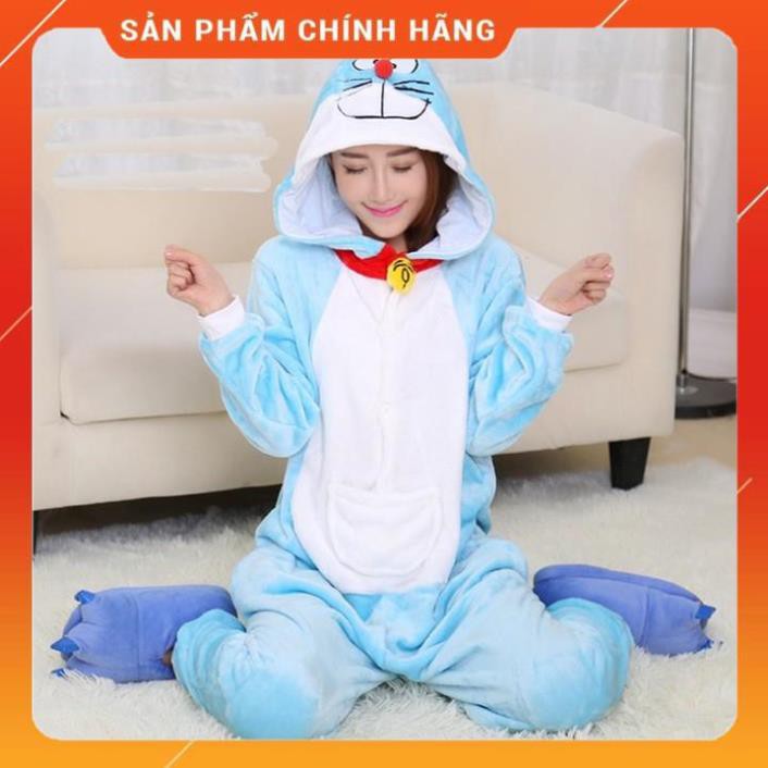 [ HÀNG SIÊU CẤP ] BỘ ĐỒ HÌNH THÚ DOREMON SIZE CHO NAM VÀ NỮ