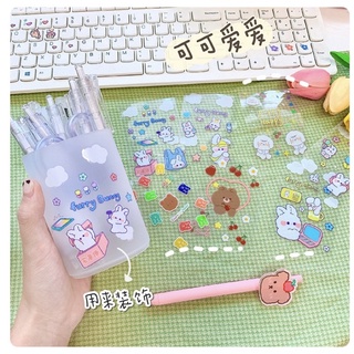 Sticker Trong Suốt Hình Gấu