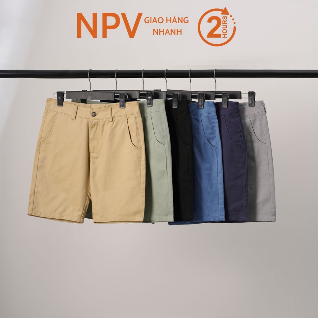 Quần short kaki nam phong cách Hàn Quốc cao cấp, quần short nam 6 màu trẻ trung thời thượng