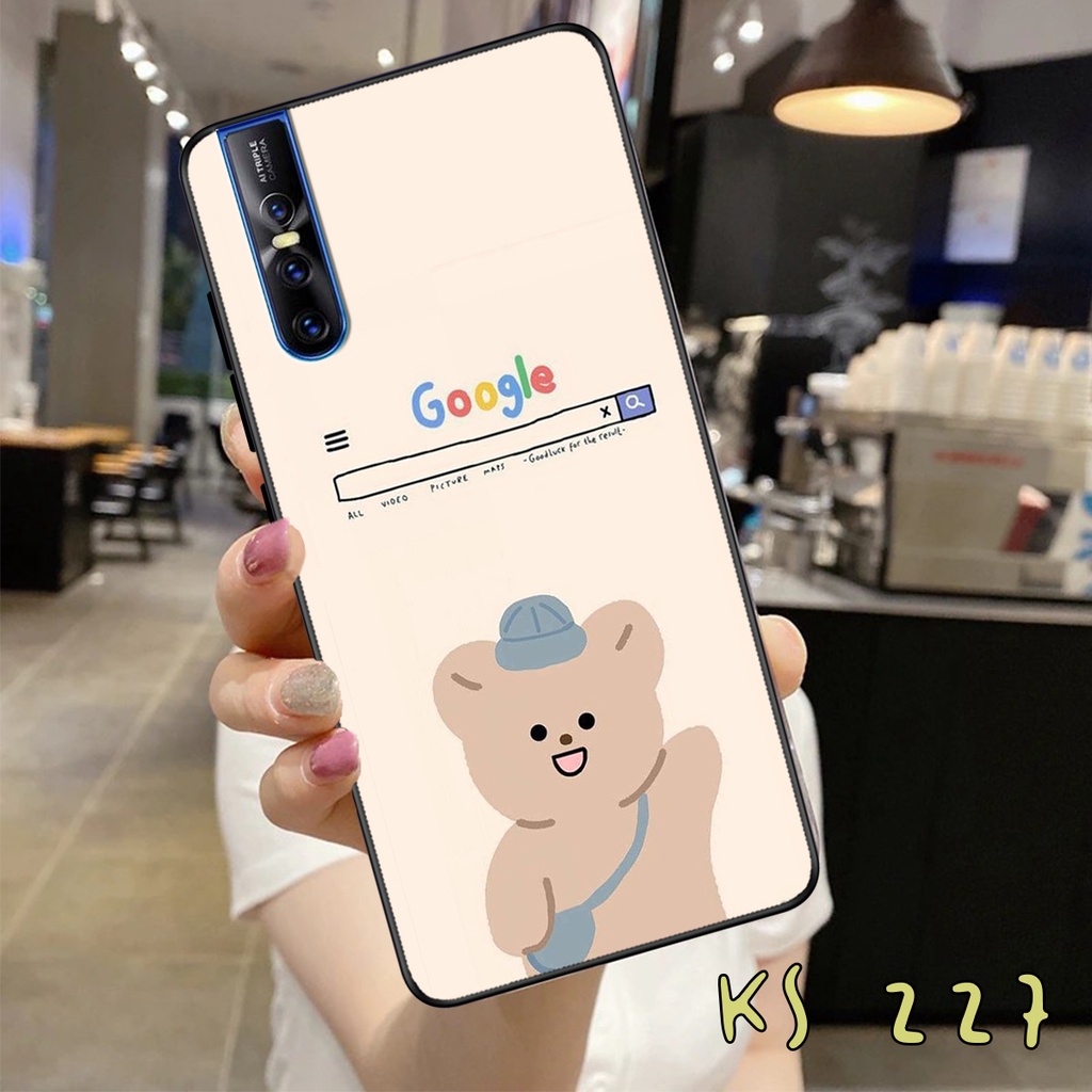 Ốp lưng Vivo V15 - Vivo V15 Pro - Vivo V17 - Vivo V17 Pro - Ốp in hình gấu bear ngộ nghĩnh