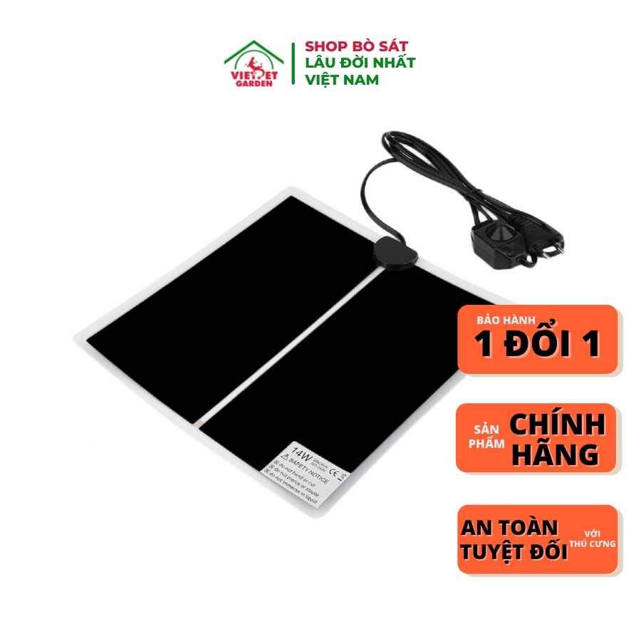 Tấm sưởi dành cho trăn rắn và bò sát 5w, 12w, 24w | Vietpetgarden