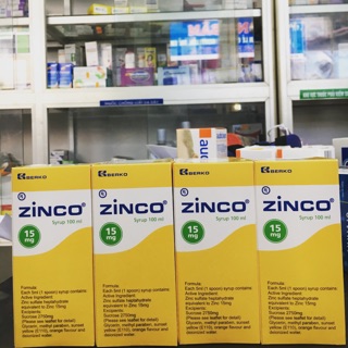 (Nhập khẩu) ZINCO Syrup bổ sung kẽm