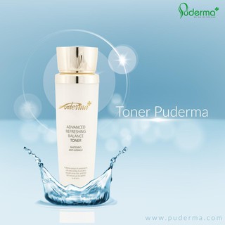 Nước hoa hồng làm sáng da TONER PUDERMA 130ml