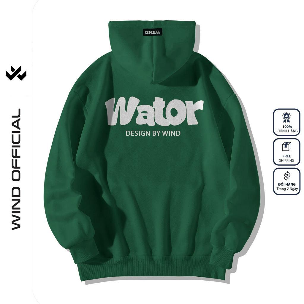 Áo hoodie unisex form rộng WIND WATOR thời trang áo khoác nam nữ oversize ulzzang