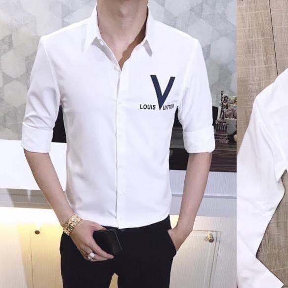 Áo sơ mi nam tay dài đơn giản siêu mát . | BigBuy360 - bigbuy360.vn