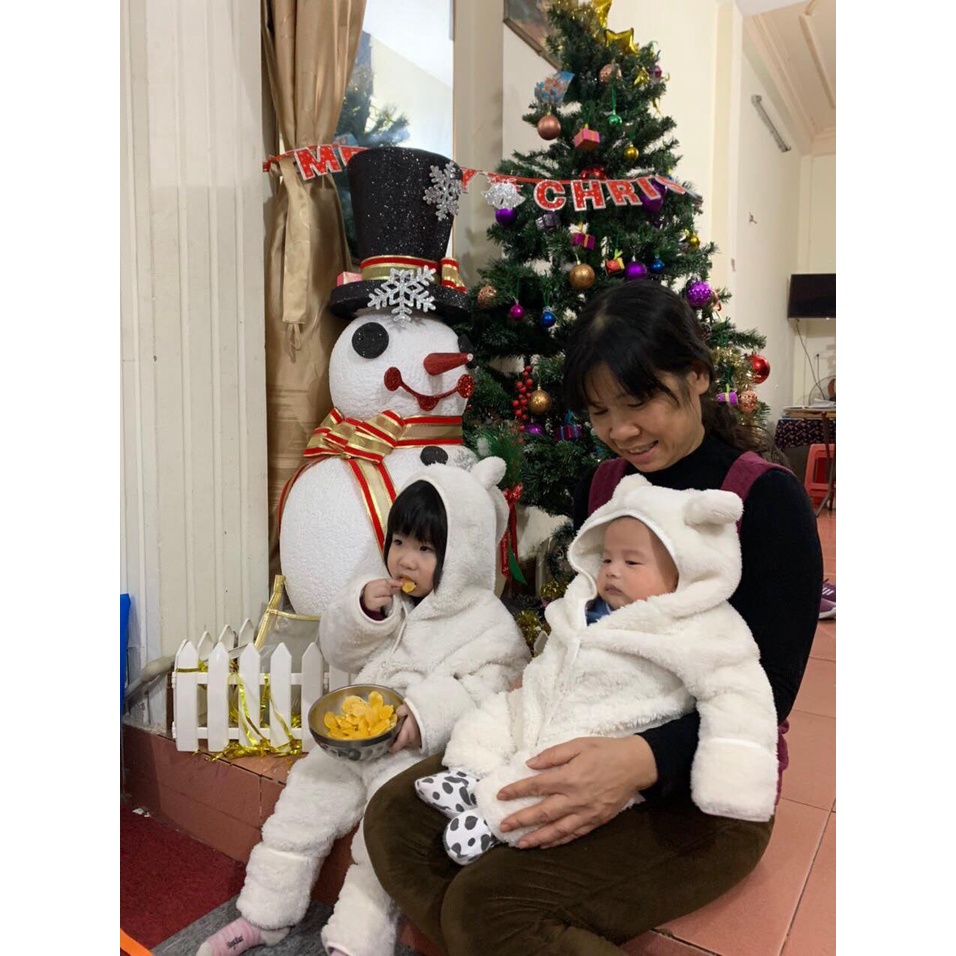 BODY CAO CẤP- Body Gấu Lông Mềm Mịn Sịn Ủ Ấm Cho Bé Sơ Sinh 5-18kg- Shubishop.vn