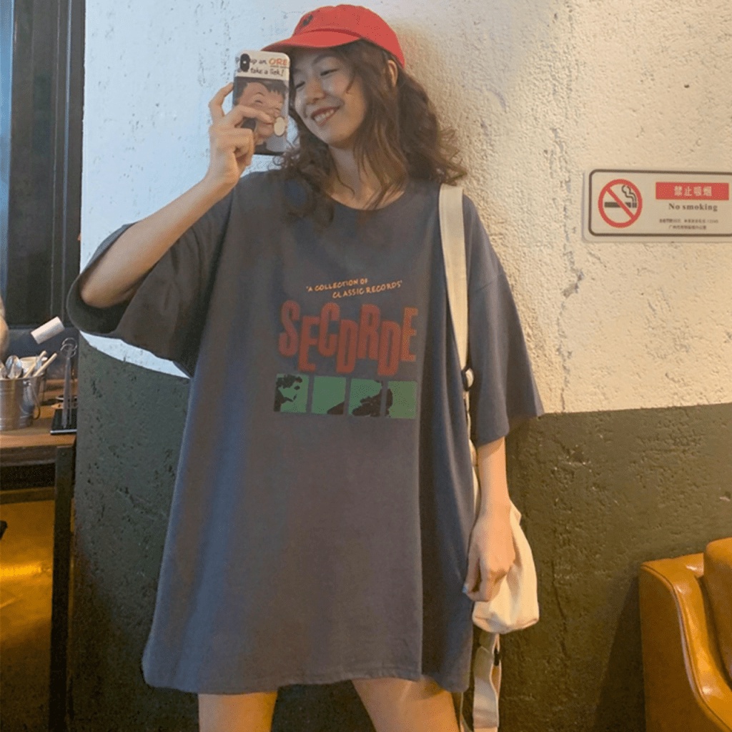 Áo Thun Nữ Form rộng tay lỡ form rộng in chữ cực xinh cực chất mẫu mới  - ĐĂNG QUANG FASHION