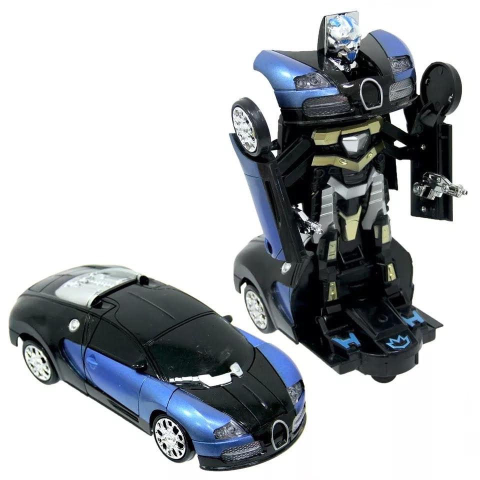 Đồ chơi Robot biến hình thành xe hơi Sports car Transforming  có nhạc đèn kidstoys tv