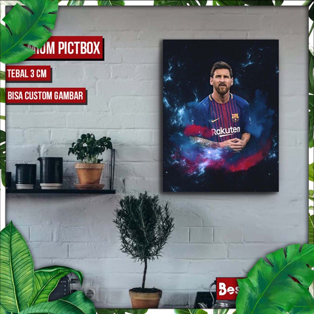 Poster Dán Tường Hình Cầu Thủ Bóng Đá Lionel Messi Pictbox0142