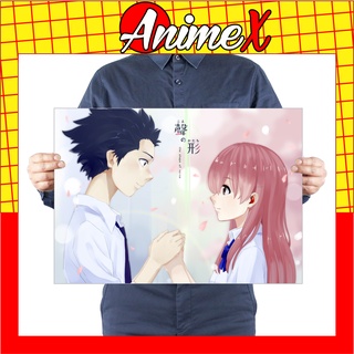 Tấm Poster A3 Anime The Shape Of Voice - Dáng Hình Âm Thanh - Koe no Katachi - Áp Phích Dán Tường Dán Kính By AnimeX