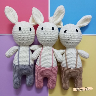 Gấu bông móc len handmade - Thỏ Bubu